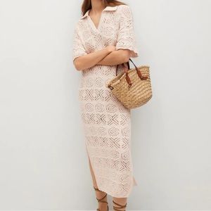 Mango Crochet Dress